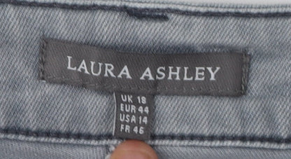 Laura Ashley Women's Blue Skinny Jeans UK 18 Stretch