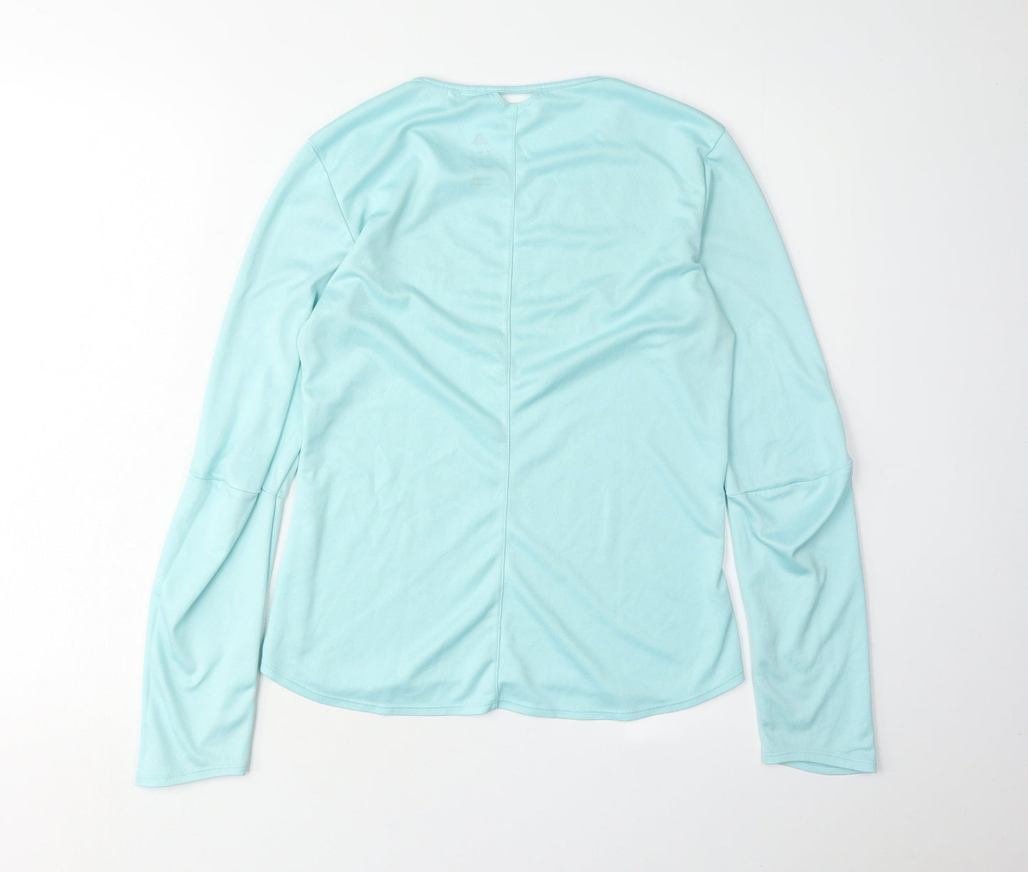 Adidas Women's Blue Long Sleeve Athletic Top Size S