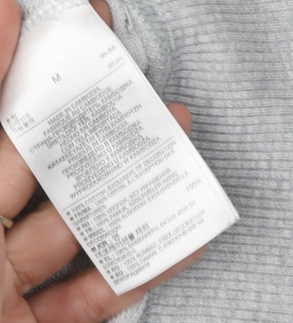 GAP Women's Grey Pullover Hoodie, M, Casual Logo