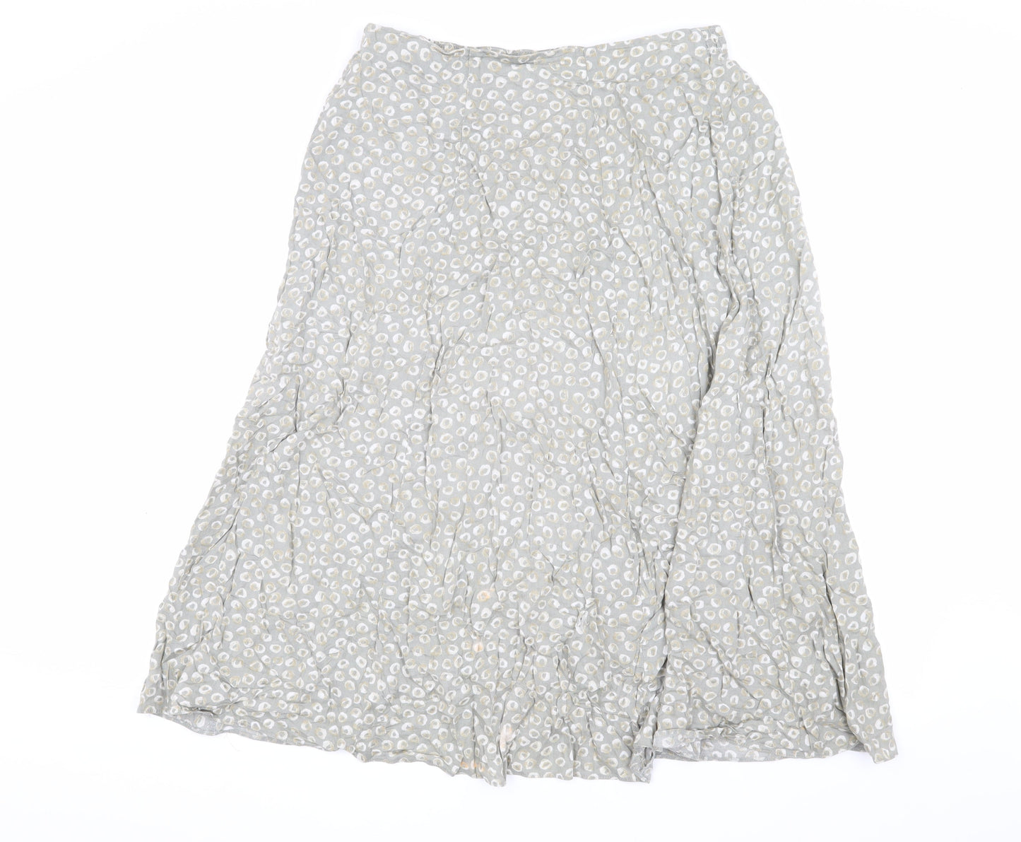 Marks and Spencer Women's Grey A-Line Skirt Size 14