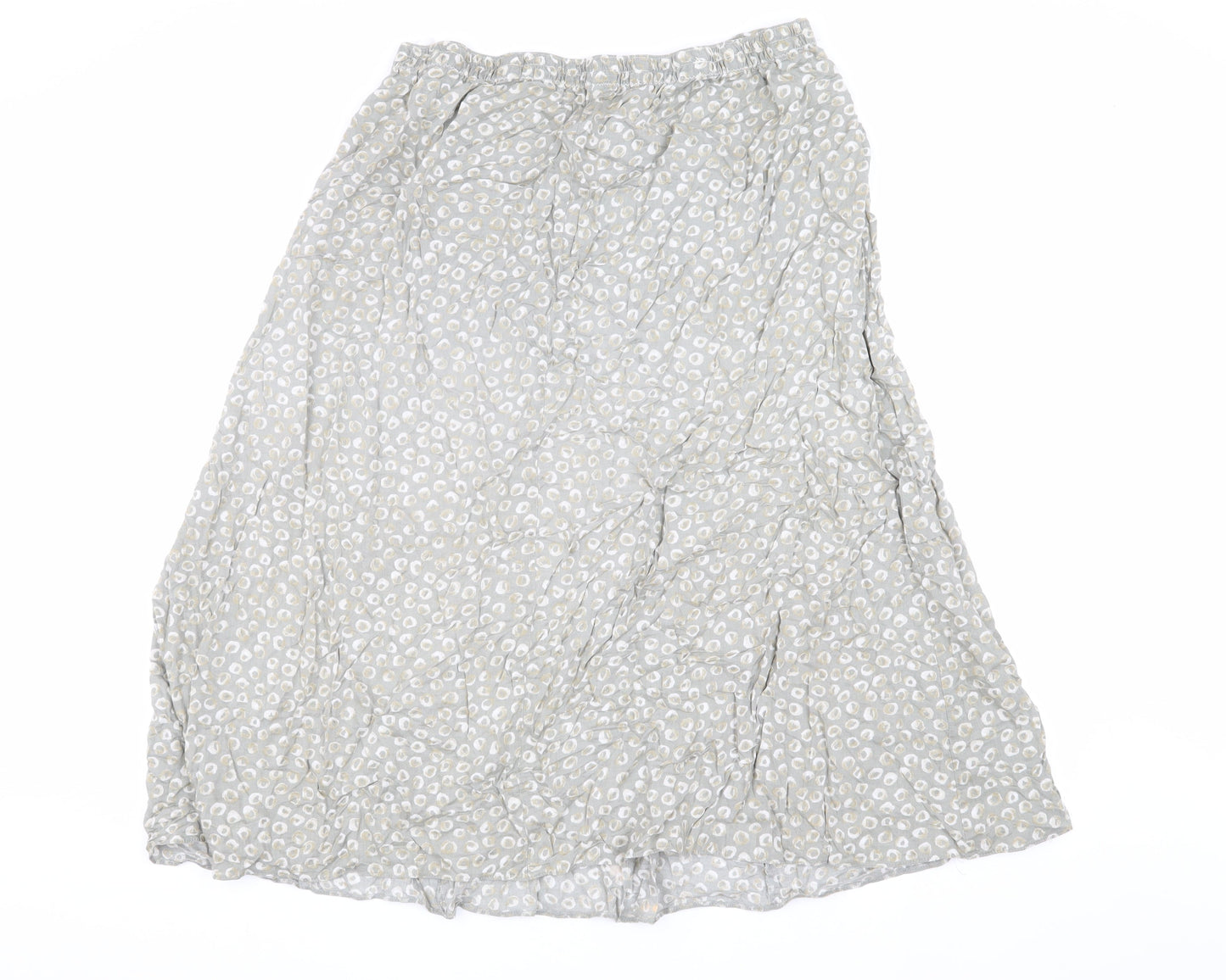 Marks and Spencer Women's Grey A-Line Skirt Size 14