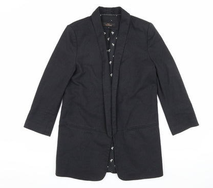 Next Women's Black Long Suit Jacket, Size 10 Tall