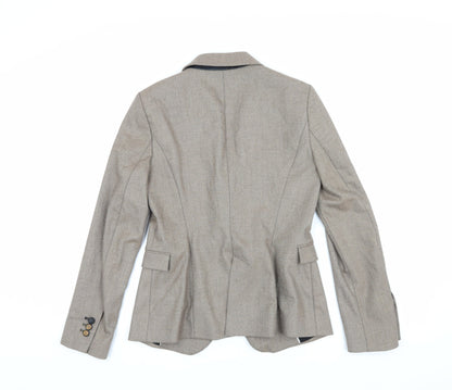 Zara Women's Brown Blazer Jacket Size 8