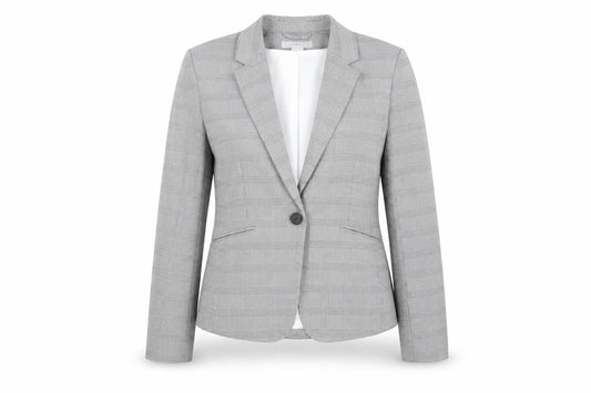 Womens UK Size 10 H&M Regular Grey Blazer