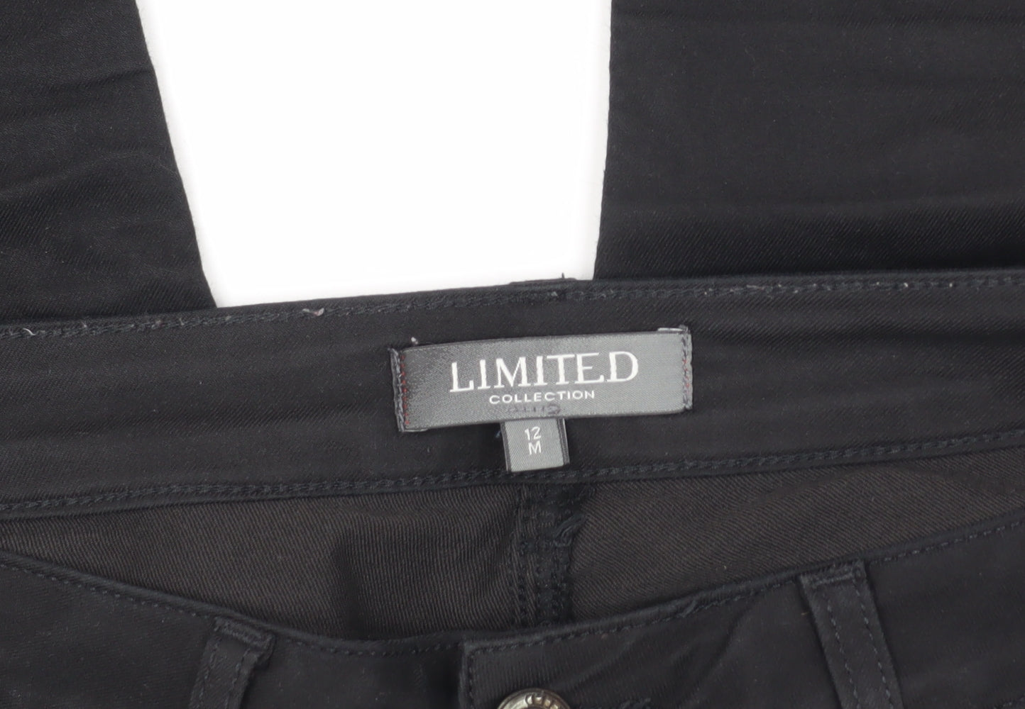 Limited Women’s Black Skinny Jeans, Size 12, Dark Wash