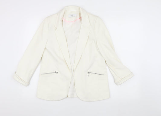 Wallis Women’s White Petite Blazer Size 10