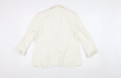 Wallis Women’s White Petite Blazer Size 10