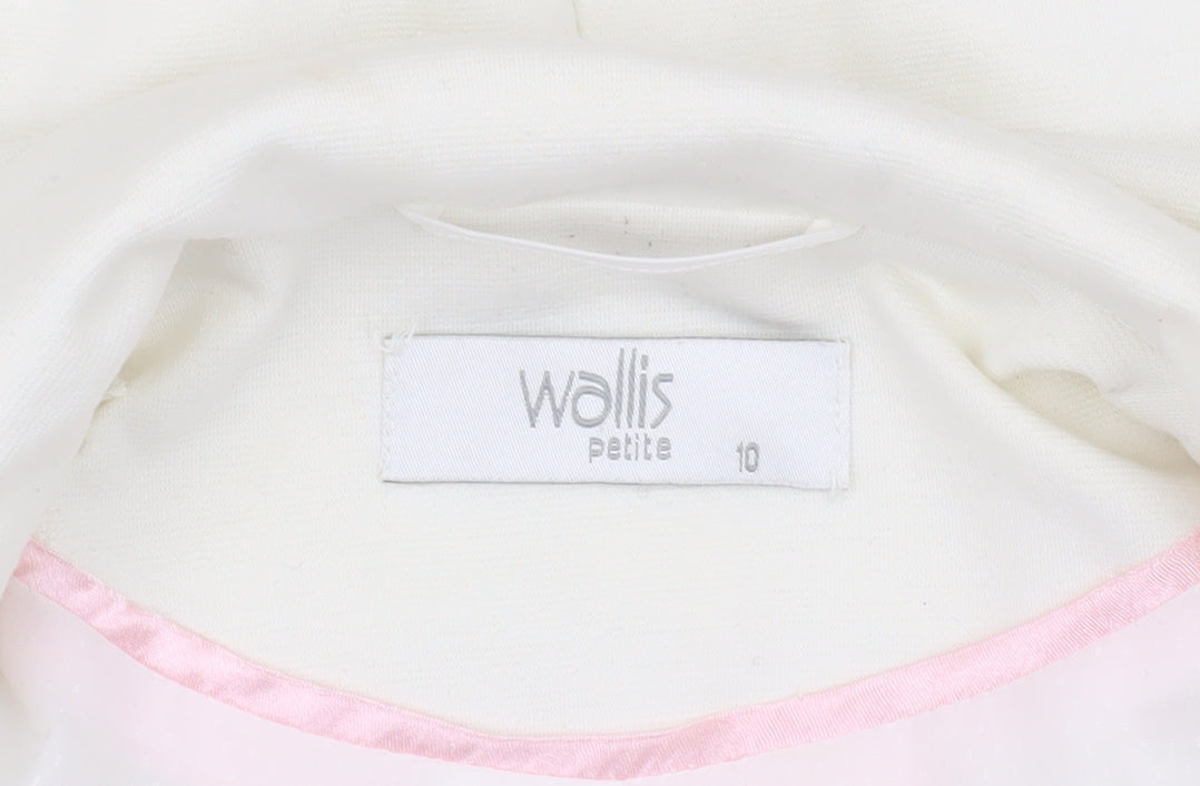Wallis Women’s White Petite Blazer Size 10