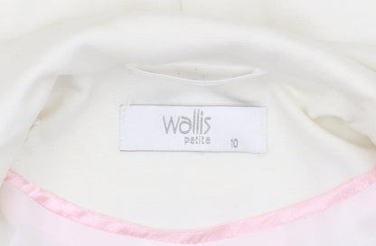 Wallis Women’s White Petite Blazer Size 10