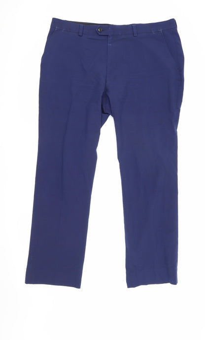 Next Men's Blue Dress Pants, Size 36W 29L, Business Formal