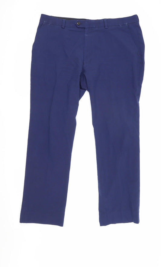 Next Men's Blue Dress Pants, Size 36W 29L, Business Formal