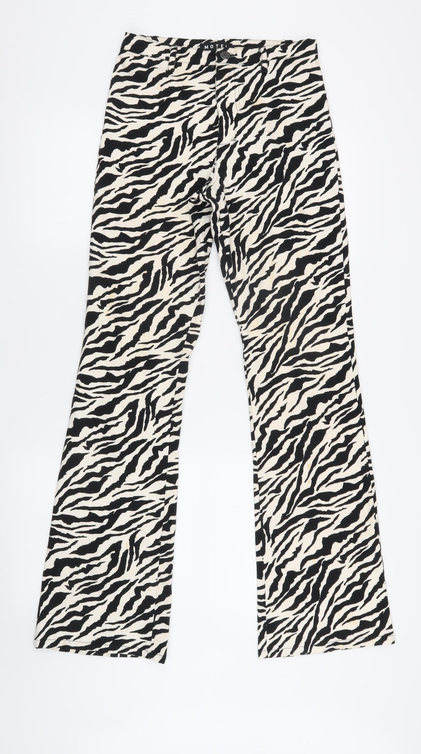 Womens UK Size XS Motel Regular Fit  Multicoloured Trousers