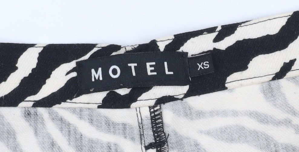 Womens UK Size XS Motel Regular Fit  Multicoloured Trousers