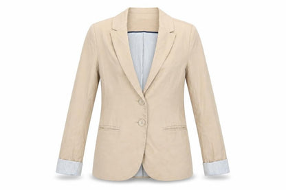 Stradivarius Women Beige Blazer Size 8 Regular Fit