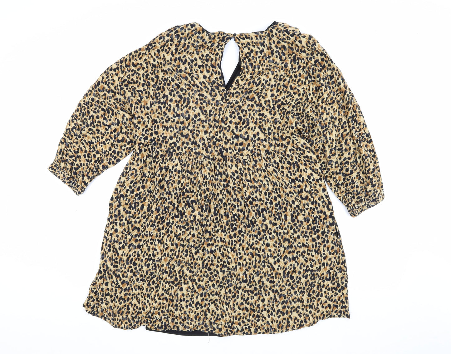 TW Collection Women's Leopard Print Shift Dress S