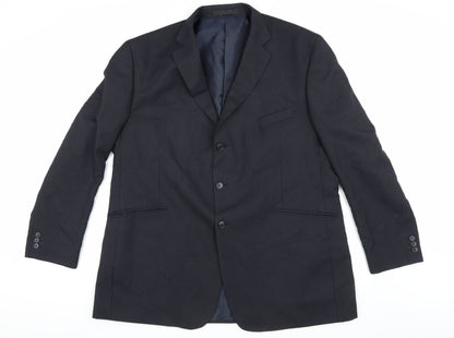 Mens UK Size 48 Marks and Spencer Regular Blue Suit Jacket