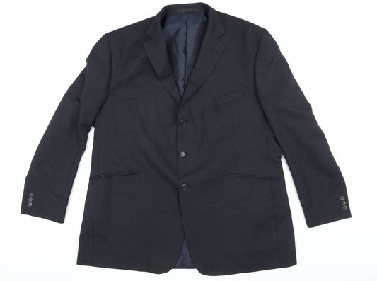 Mens UK Size 48 Marks and Spencer Regular Blue Suit Jacket