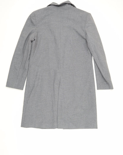 Hay Baker Women's Grey Wool Overcoat Size 10