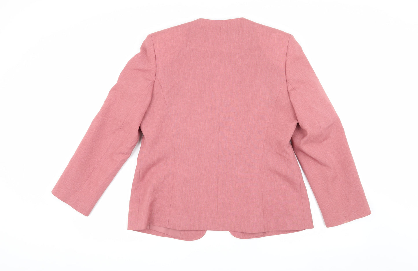 Eastex Women's Pink Blazer Size 10 Woven Long Sleeve