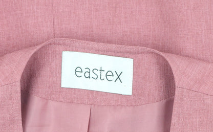 Eastex Women's Pink Blazer Size 10 Woven Long Sleeve