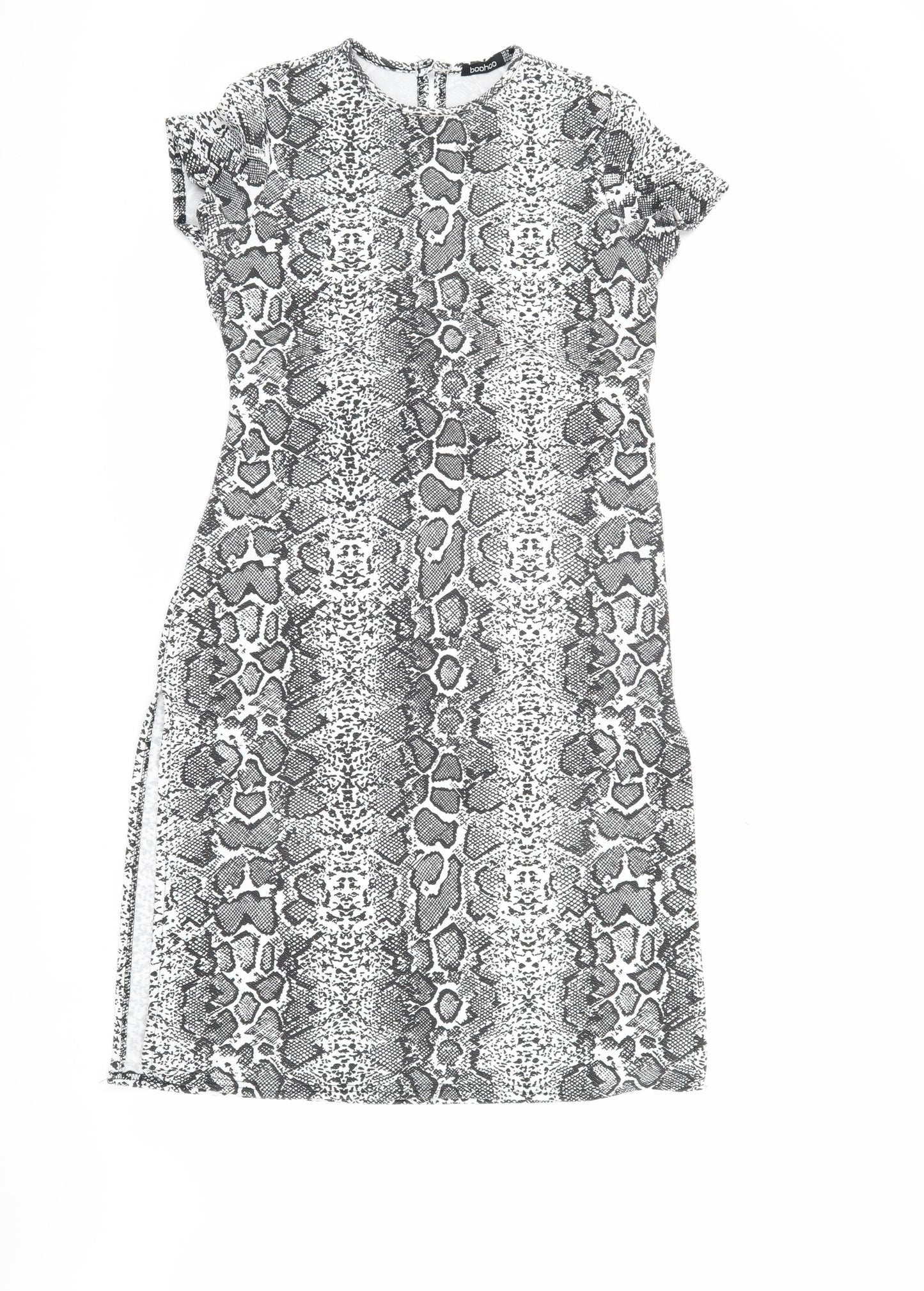 Boohoo Women's Multicoloured Animal Print Dress Size 10