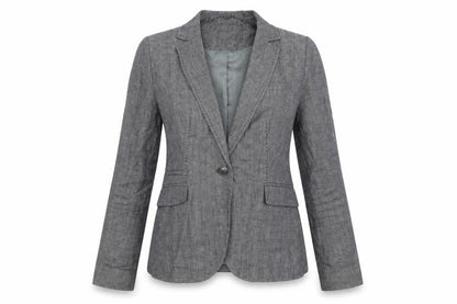 Womens UK Size 10 Autograph Regular Blue Suit Jacket