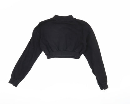 Womens UK Size 6 ASOS Black Pullover Sweatshirt