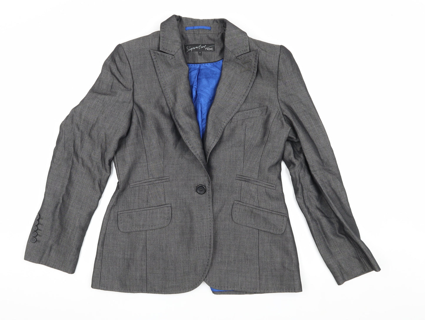Next Women’s Grey Blazer Size 14 Classic Business