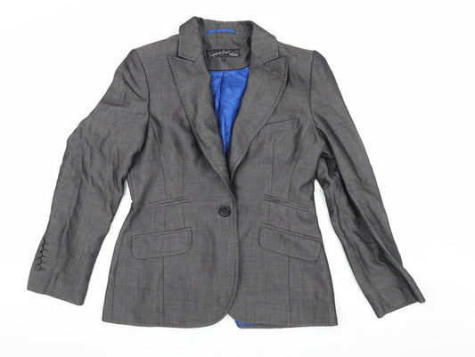 Next Women’s Grey Blazer Size 14 Classic Business