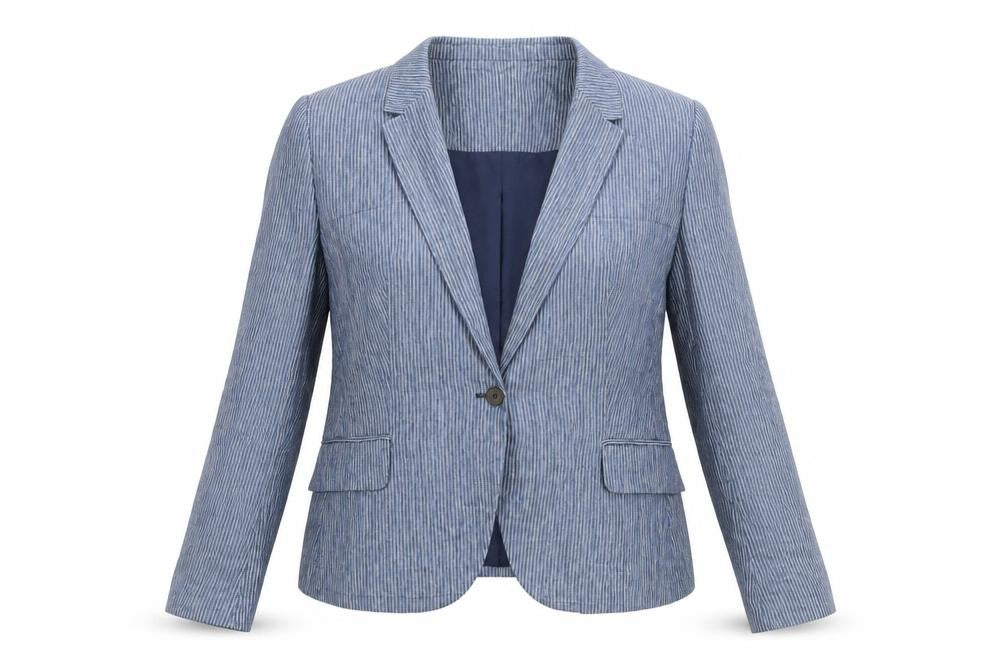 Womens UK Size XL Zara Basic Regular Blue Blazer