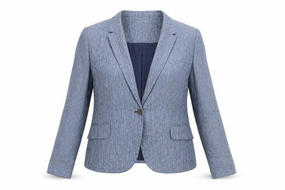 Womens UK Size XL Zara Basic Regular Blue Blazer