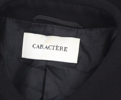 Caractère Women's Black Regular Jacket Size 14