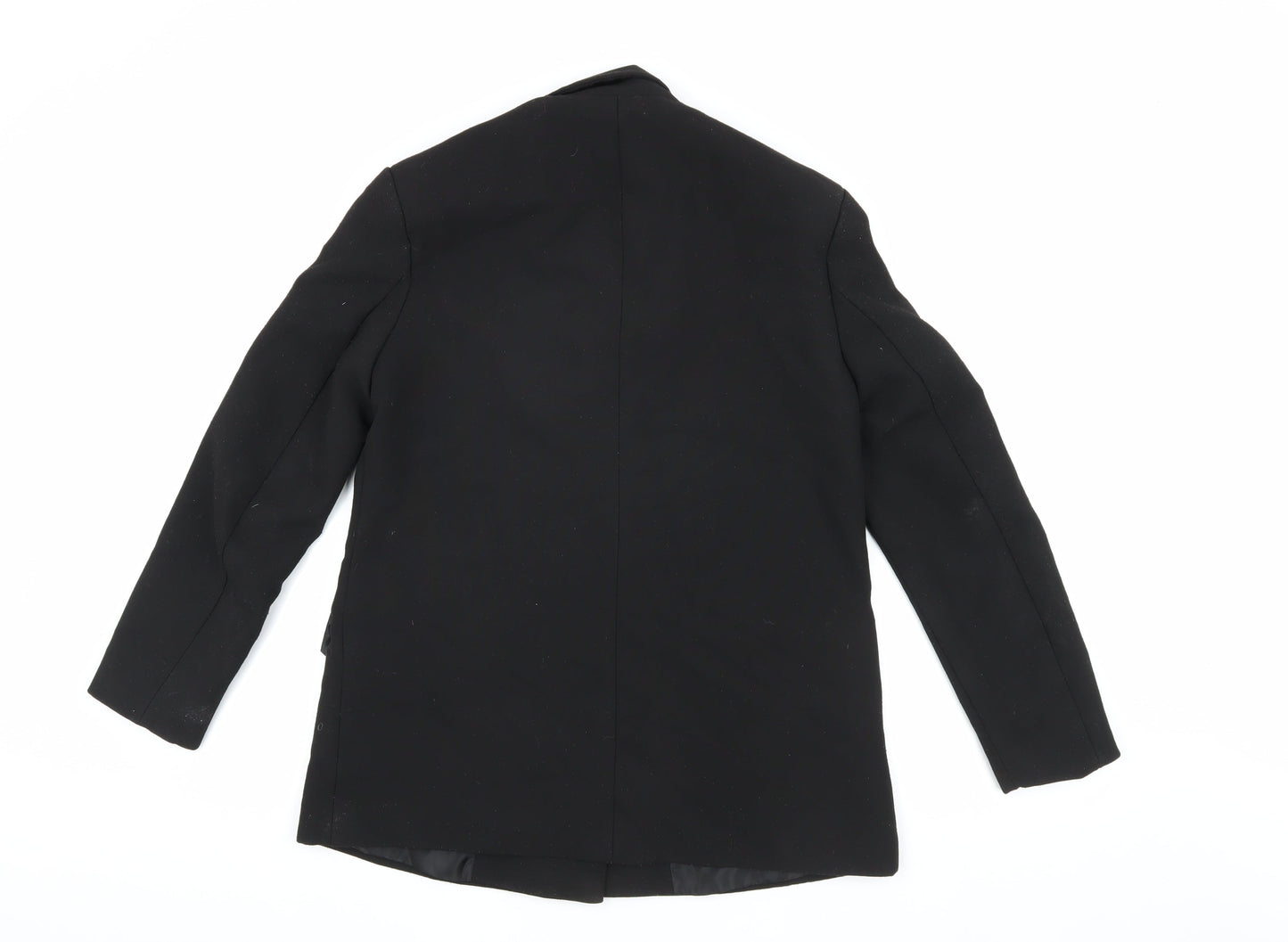 Zara Women's Black XS Blazer Double-Breasted Classic