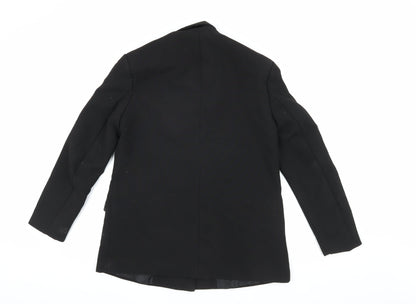 Zara Women's Black XS Blazer Double-Breasted Classic