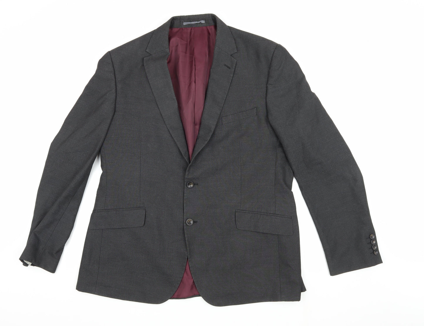 Mens UK Size 44 Marks and Spencer Regular Grey Suit Jacket