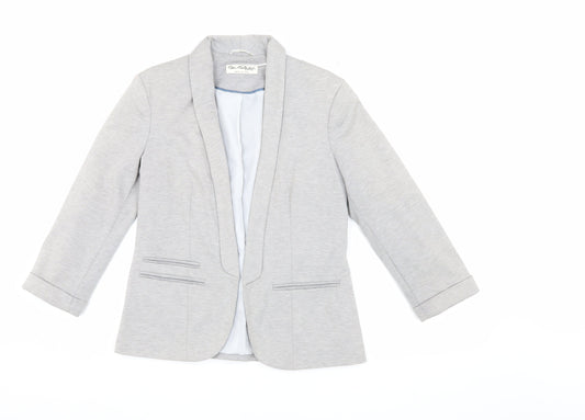 Miss Selfridge Women's Grey Blazer Size 10