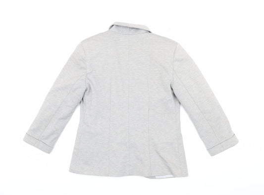 Miss Selfridge Women's Grey Blazer Size 10