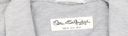 Miss Selfridge Women's Grey Blazer Size 10
