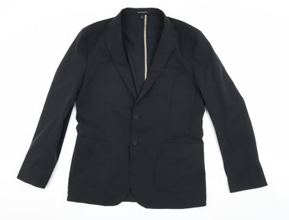 Mens UK Size 40 Marks and Spencer Regular Black Suit Jacket