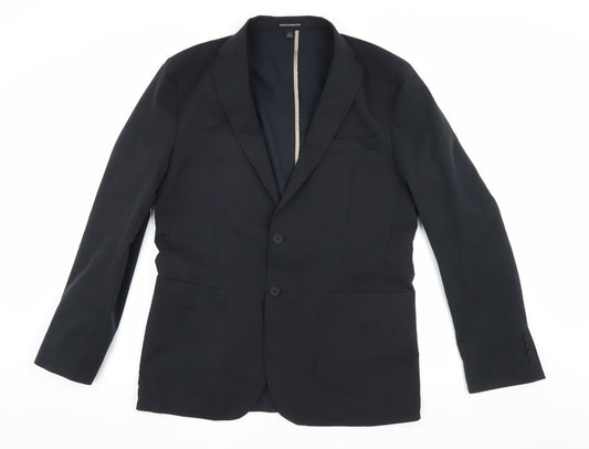 Mens UK Size 40 Marks and Spencer Regular Black Suit Jacket