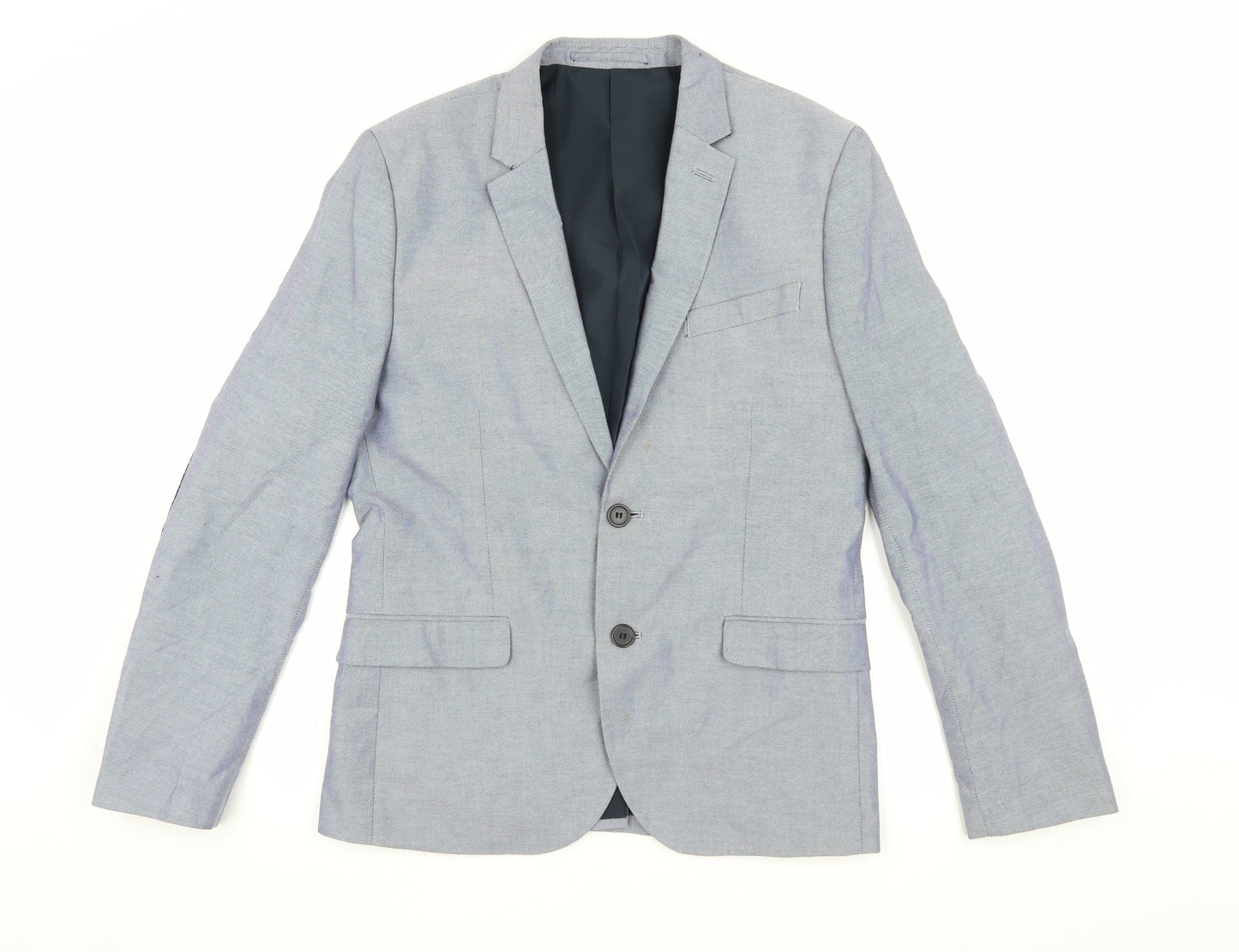 Mens UK Size 36 H&M Regular Blue Suit Jacket