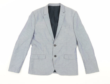 Mens UK Size 36 H&M Regular Blue Suit Jacket