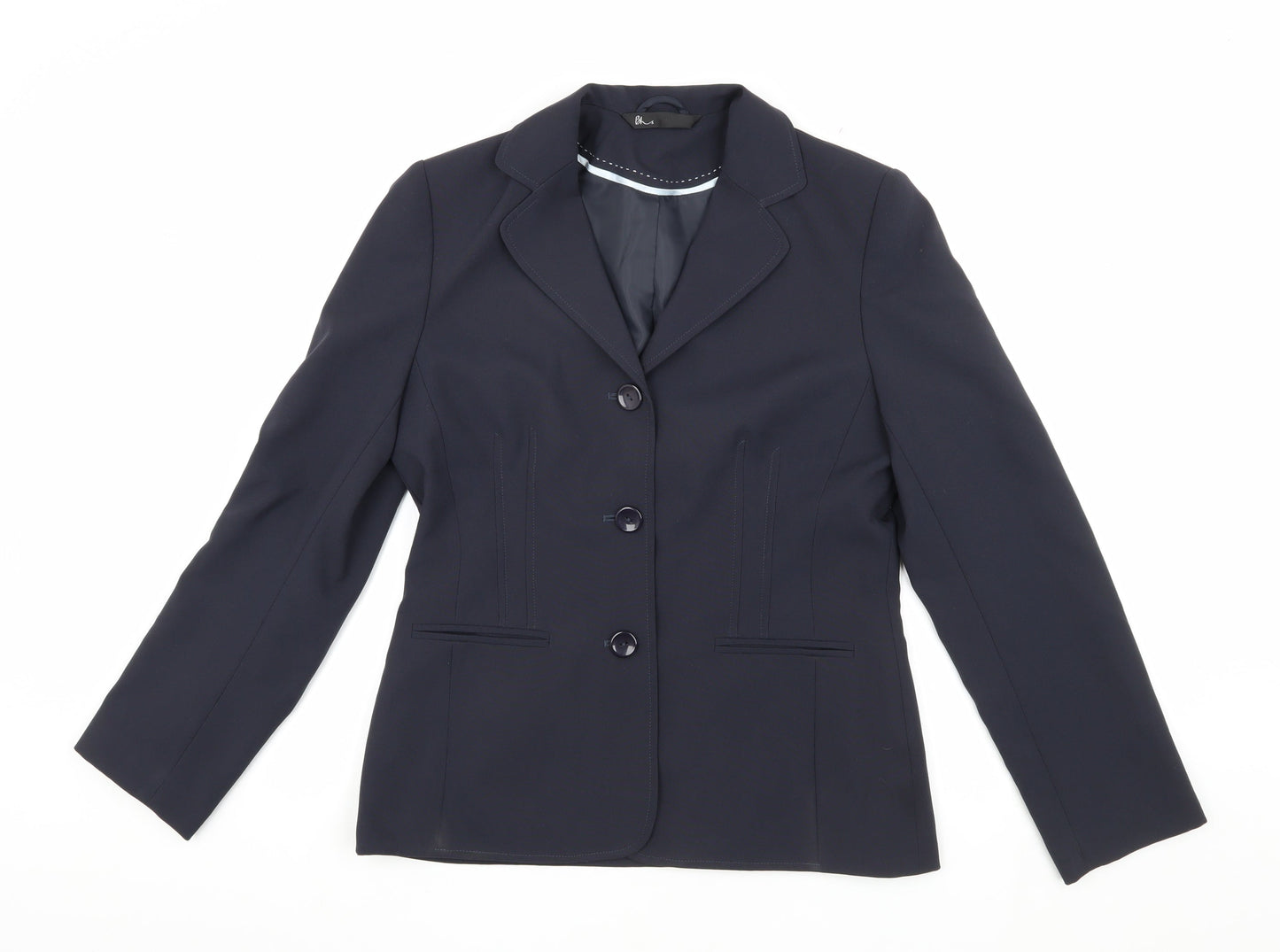 BHS Women's Blue Blazer, Size 10, Classic Workwear