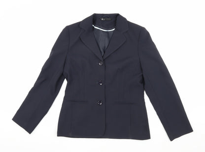 BHS Women's Blue Blazer, Size 10, Classic Workwear