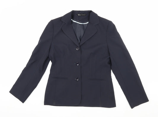 BHS Women's Blue Blazer, Size 10, Classic Workwear