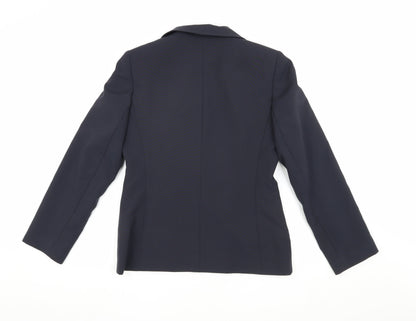 BHS Women's Blue Blazer, Size 10, Classic Workwear