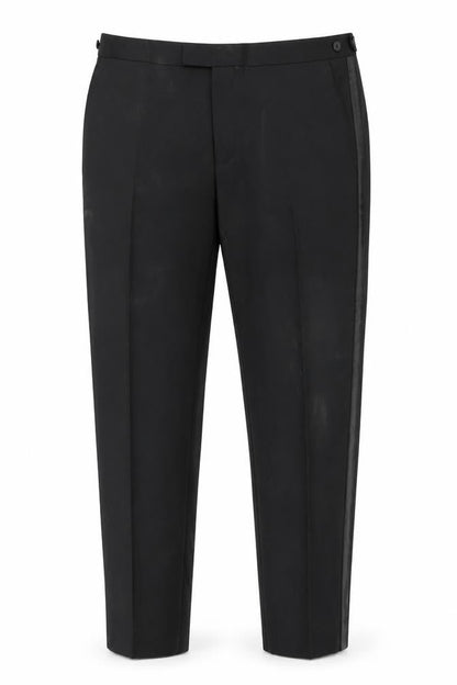 Mens UK Size 36 S Marks and Spencer Slim Fit Dress Pants Black Trousers