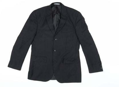 Mens UK Size 40 Jack Reid Regular Black Suit Jacket