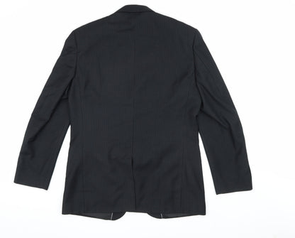 Mens UK Size 40 Jack Reid Regular Black Suit Jacket