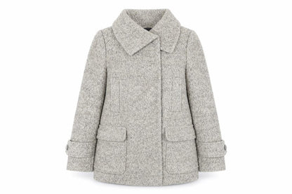 Womens UK Size 10 NEXT Beige Pea Coat